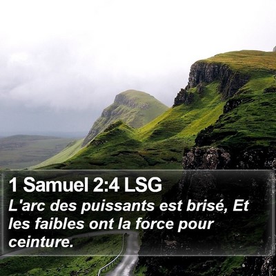 1 Samuel 2:4 LSG Bible Verse Image
