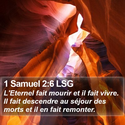 1 Samuel 2:6 LSG Bible Verse Image