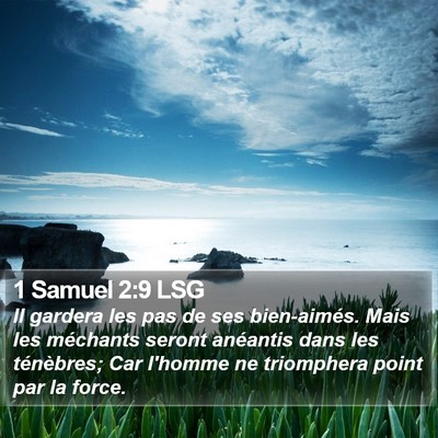 1 Samuel 2:9 LSG Bible Verse Image