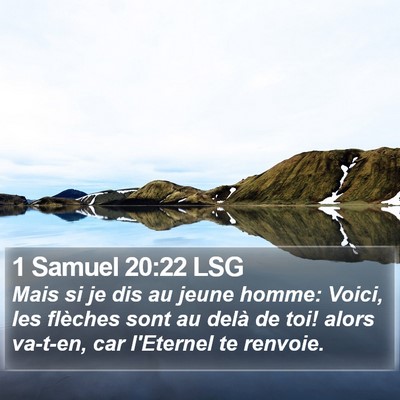 1 Samuel 20:22 LSG Bible Verse Image