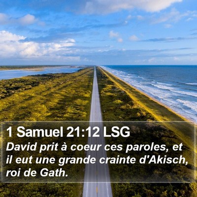 1 Samuel 21:12 LSG Bible Verse Image