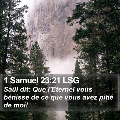 1 Samuel 23:21 LSG Bible Verse Image