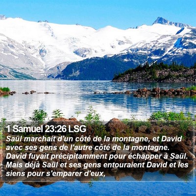 1 Samuel 23:26 LSG Bible Verse Image