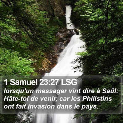 1 Samuel 23:27 LSG Bible Verse Image