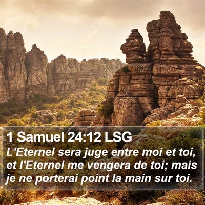 1 Samuel 24:12 LSG Bible Verse Image