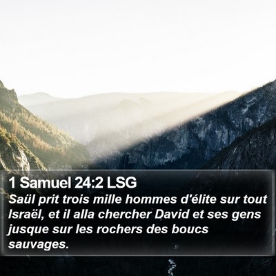 1 Samuel 24:2 LSG Bible Verse Image