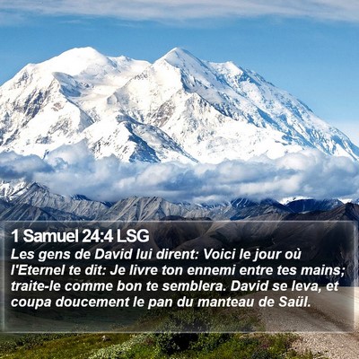 1 Samuel 24:4 LSG Bible Verse Image