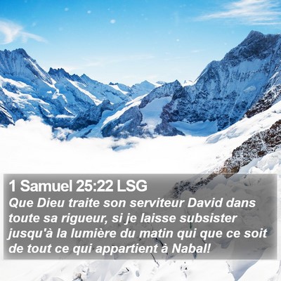 1 Samuel 25:22 LSG Bible Verse Image