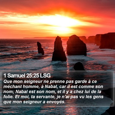 1 Samuel 25:25 LSG Bible Verse Image