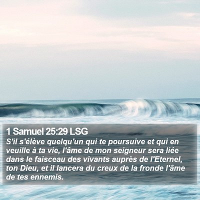 1 Samuel 25:29 LSG Bible Verse Image