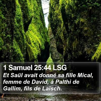1 Samuel 25:44 LSG Bible Verse Image