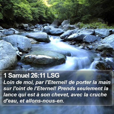 1 Samuel 26:11 LSG Bible Verse Image