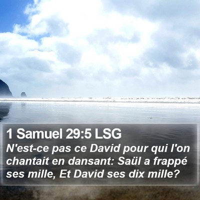 1 Samuel 29:5 LSG Bible Verse Image