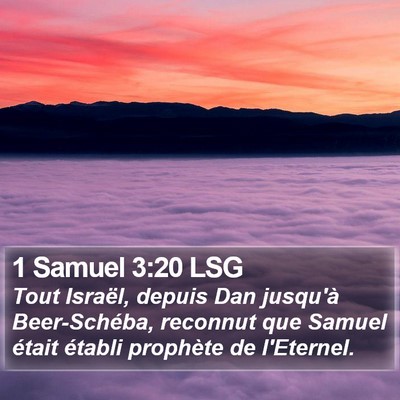1 Samuel 3:20 LSG Bible Verse Image