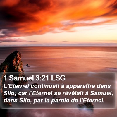 1 Samuel 3:21 LSG Bible Verse Image