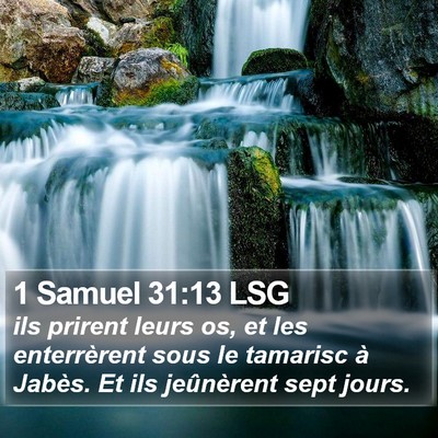 1 Samuel 31:13 LSG Bible Verse Image
