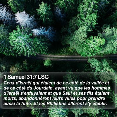 1 Samuel 31:7 LSG Bible Verse Image