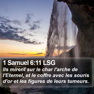 1 Samuel 6:11 LSG Bible Verse Image