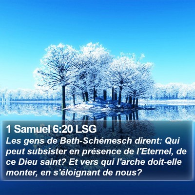 1 Samuel 6:20 LSG Bible Verse Image