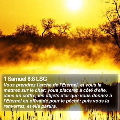 1 Samuel 6:8 LSG Bible Verse Image