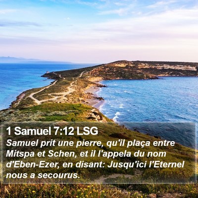 1 Samuel 7:12 LSG Bible Verse Image