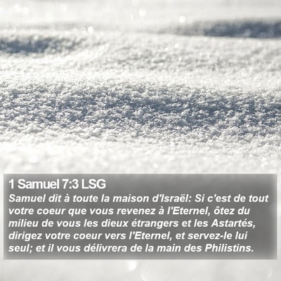 1 Samuel 7:3 LSG Bible Verse Image