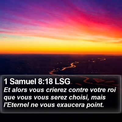 1 Samuel 8:18 LSG Bible Verse Image