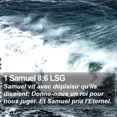1 Samuel 8:6 LSG Bible Verse Image