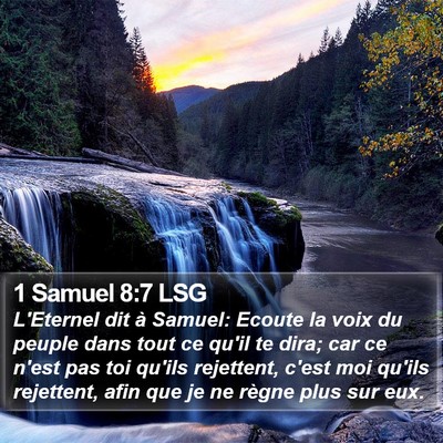 1 Samuel 8:7 LSG Bible Verse Image