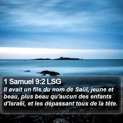 1 Samuel 9:2 LSG Bible Verse Image