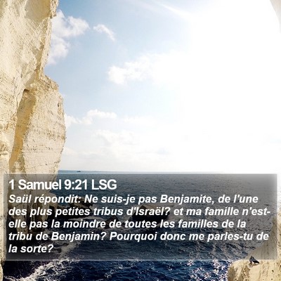1 Samuel 9:21 LSG Bible Verse Image
