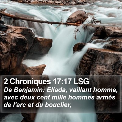 2 Chroniques 17:17 LSG Bible Verse Image