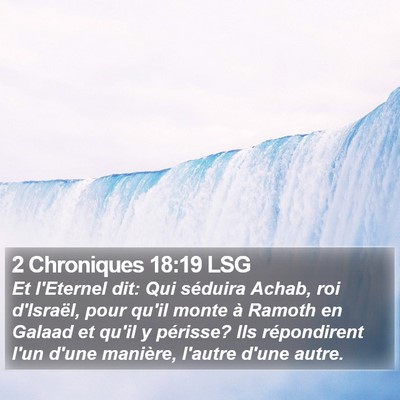 2 Chroniques 18:19 LSG Bible Verse Image