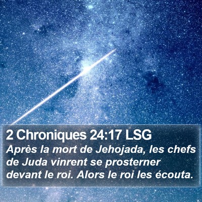 2 Chroniques 24:17 LSG Bible Verse Image