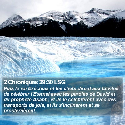 2 Chroniques 29:30 LSG Bible Verse Image