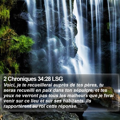 2 Chroniques 34:28 LSG Bible Verse Image