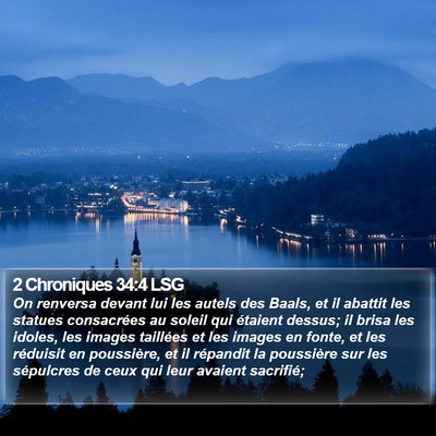 2 Chroniques 34:4 LSG Bible Verse Image
