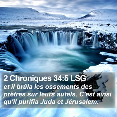 2 Chroniques 34:5 LSG Bible Verse Image