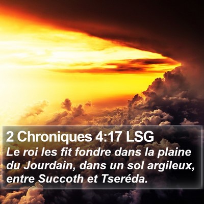 2 Chroniques 4:17 LSG Bible Verse Image