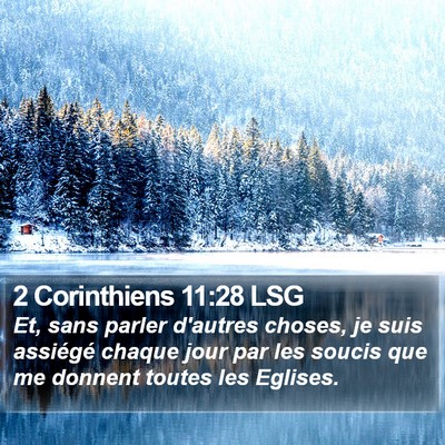 2 Corinthiens 11:28 LSG Bible Verse Image