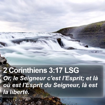 2 Corinthiens 3:17 LSG Bible Verse Image