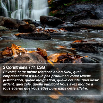 2 Corinthiens 7:11 LSG Bible Verse Image