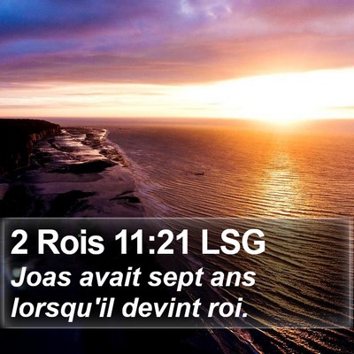 2 Rois 11:21 LSG Bible Verse Image