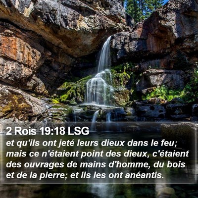 2 Rois 19:18 LSG Bible Verse Image