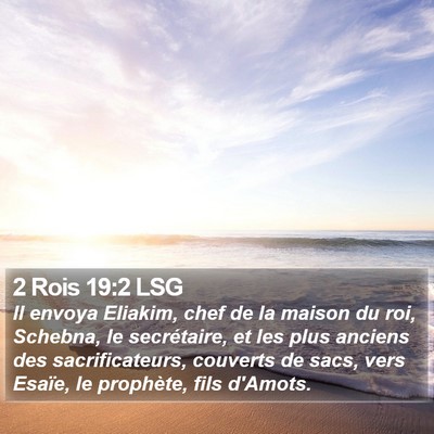 2 Rois 19:2 LSG Bible Verse Image