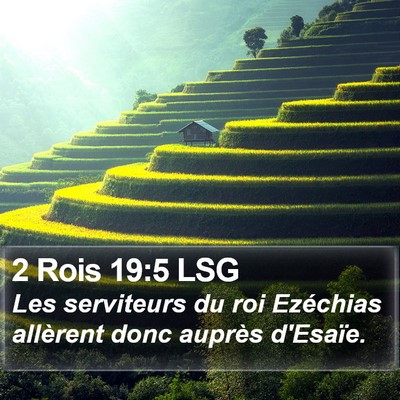 2 Rois 19:5 LSG Bible Verse Image