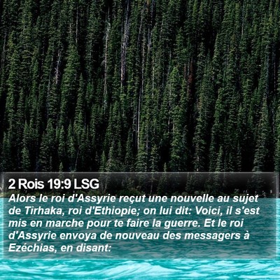 2 Rois 19:9 LSG Bible Verse Image