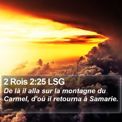 2 Rois 2:25 LSG Bible Verse Image