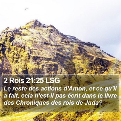 2 Rois 21:25 LSG Bible Verse Image