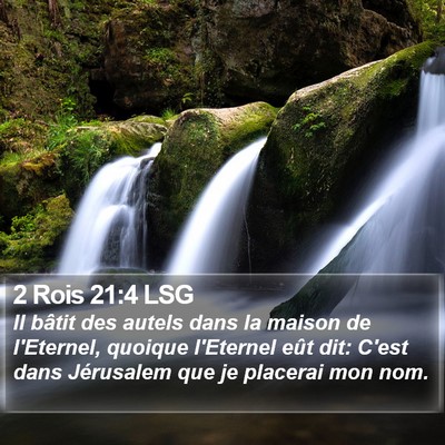 2 Rois 21:4 LSG Bible Verse Image
